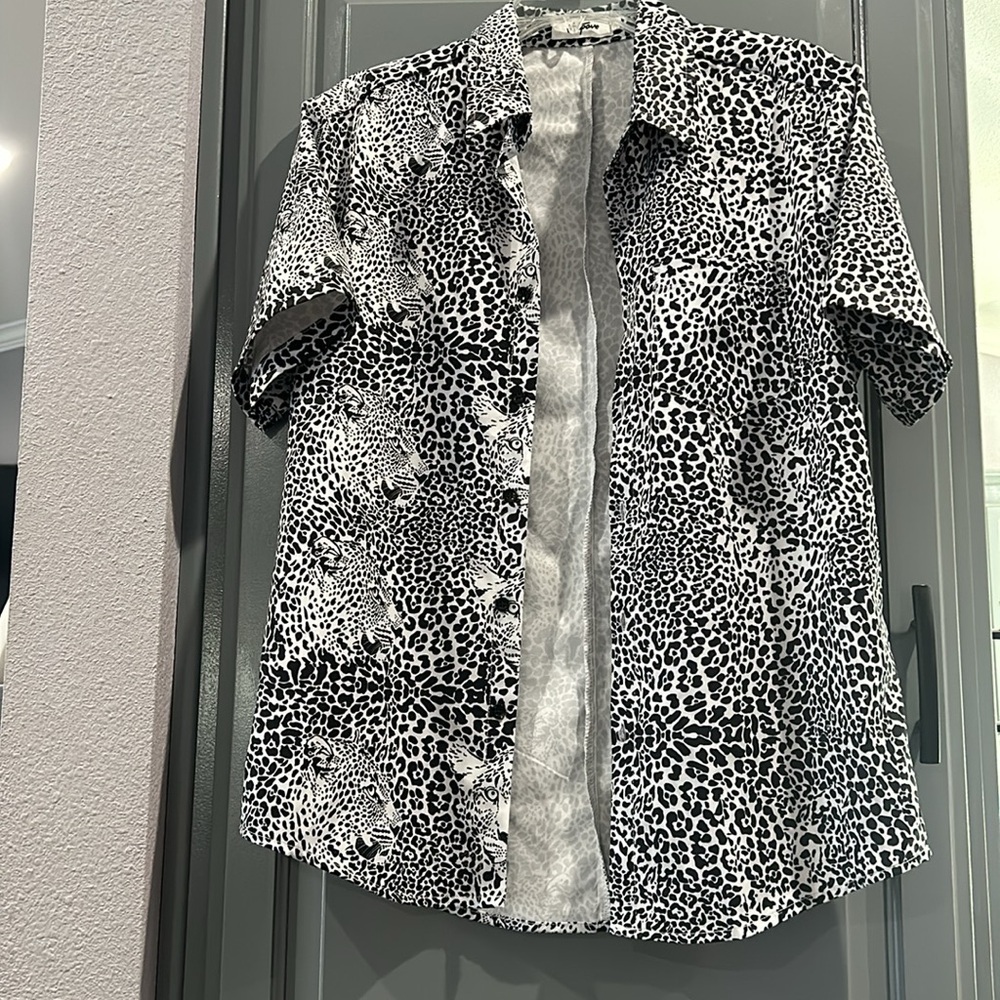 Leopard Button Up Shirt
